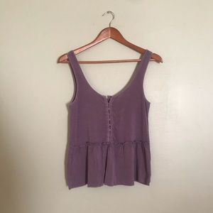 AEO Soft & Sexy Peplum Tank